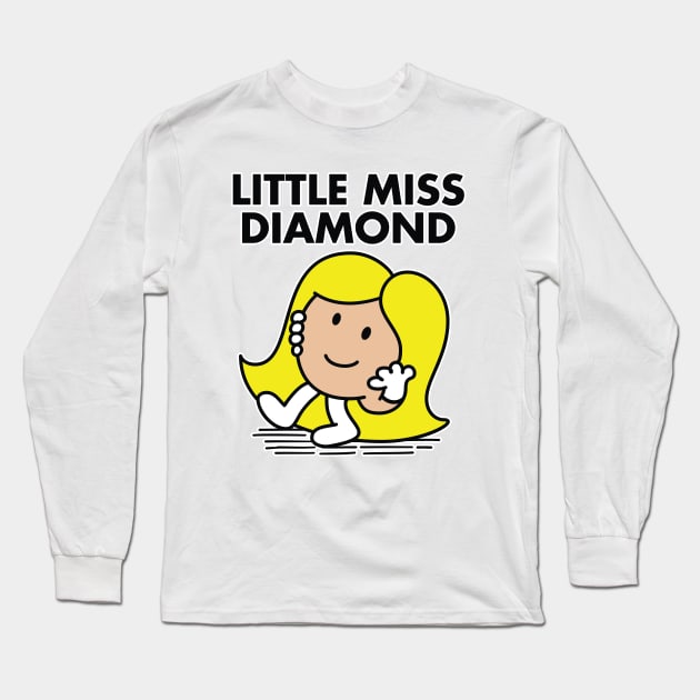 Little Miss Diamond Long Sleeve T-Shirt by irkedorc
